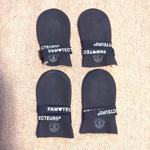 Brevet American Dog Paw Protectors - Black, size Large